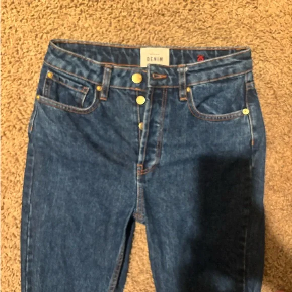 Sezane High-Rise Sexy Brut -Size 25 - Picture 3 of 5